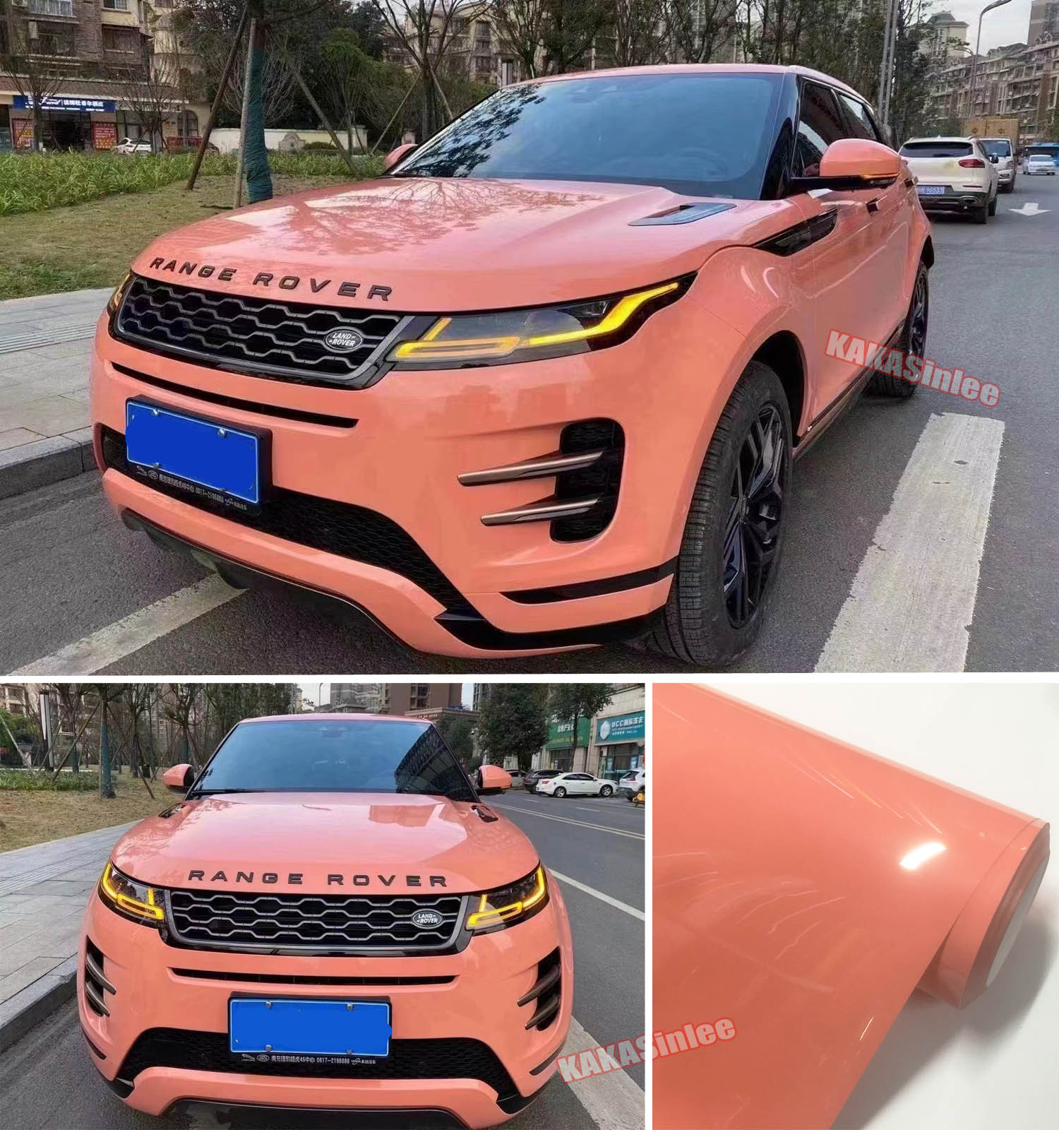 (PET) Ultra Glossy Crystal Car Vinyl Wrap Sticker Bubbles Free