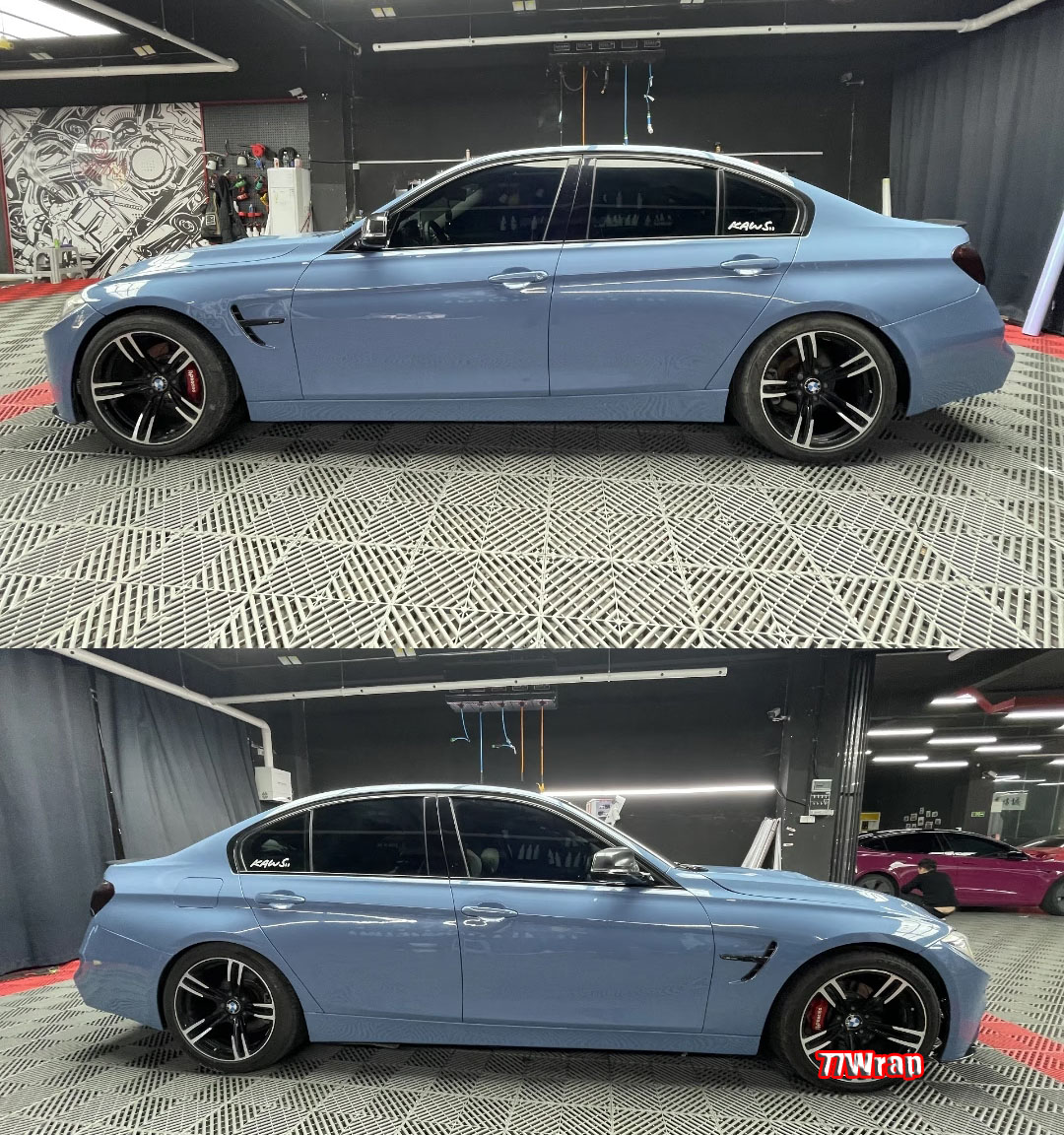 (PET) Ultra Glossy Crystal Car Vinyl Wrap Sticker Bubbles Free