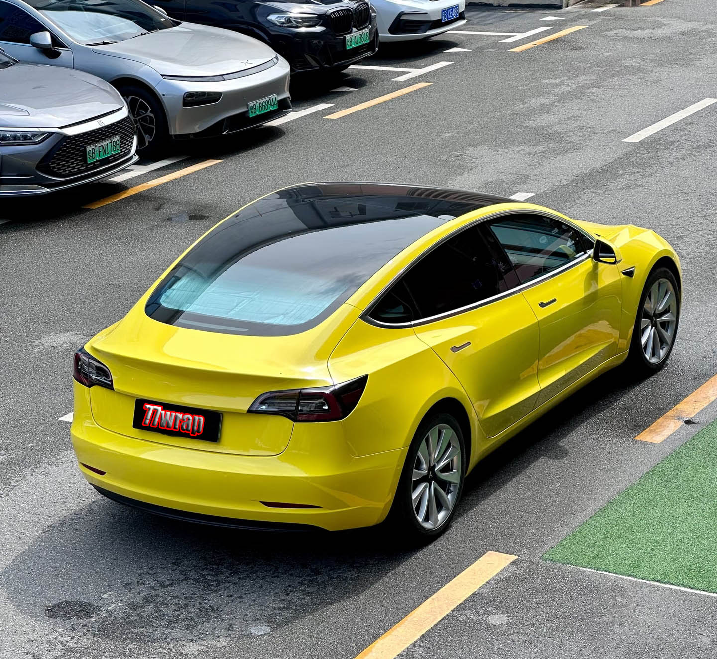 (PET) Ultra Glossy Crystal Car Vinyl Wrap Sticker Bubbles Free