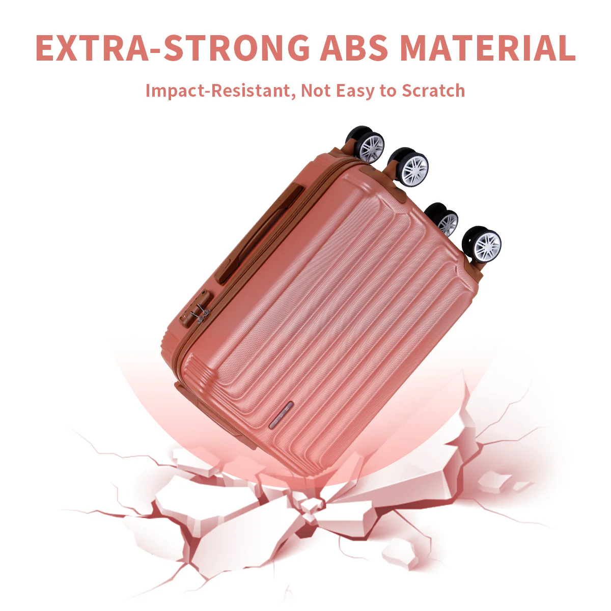 UUH Family Set 2.0 - 6 Piece Luggage Set Designer Suitcase Sets Lightweight  (14