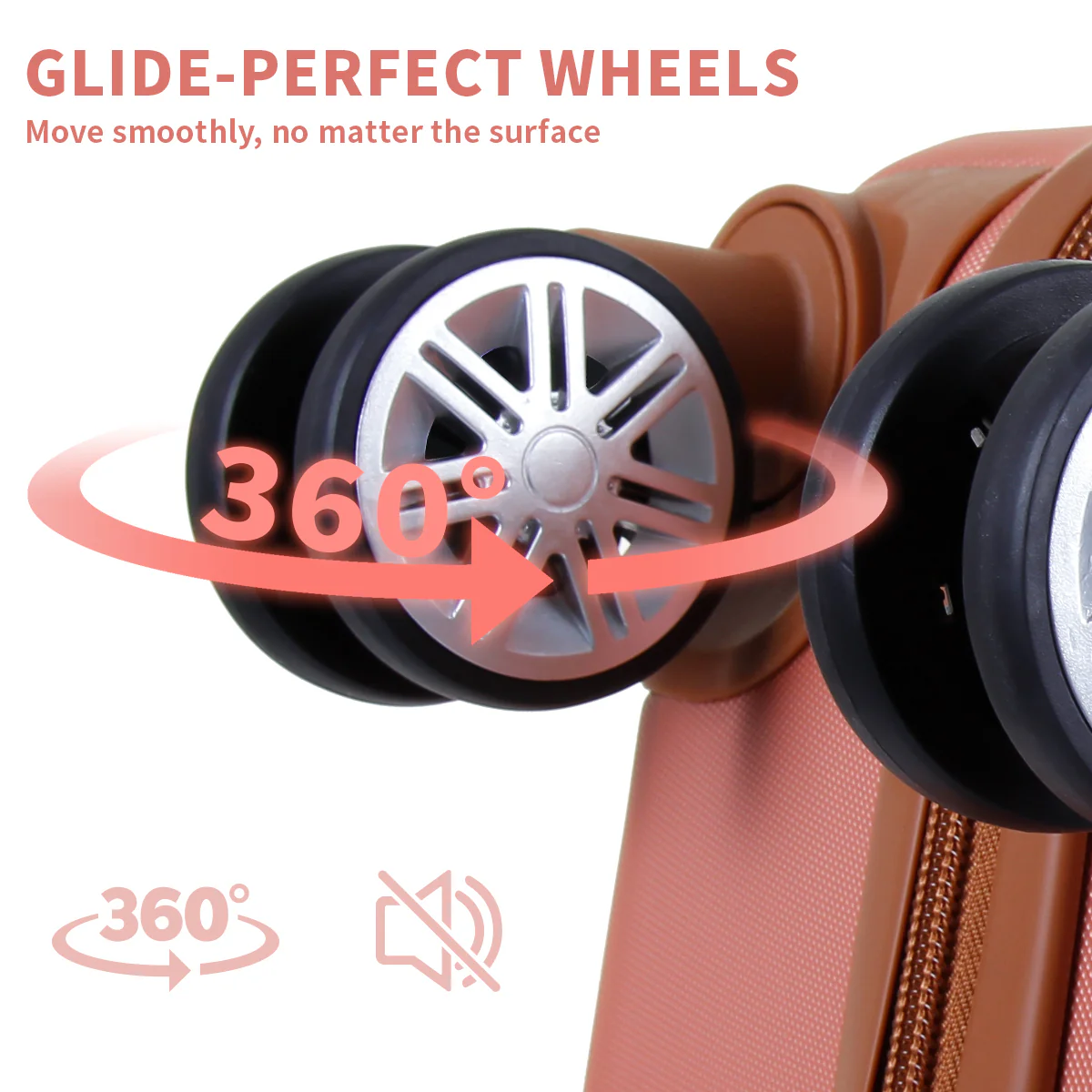 UUH Family Set 2.0 - 6 Piece Luggage Set Designer Suitcase Sets Lightweight  (14