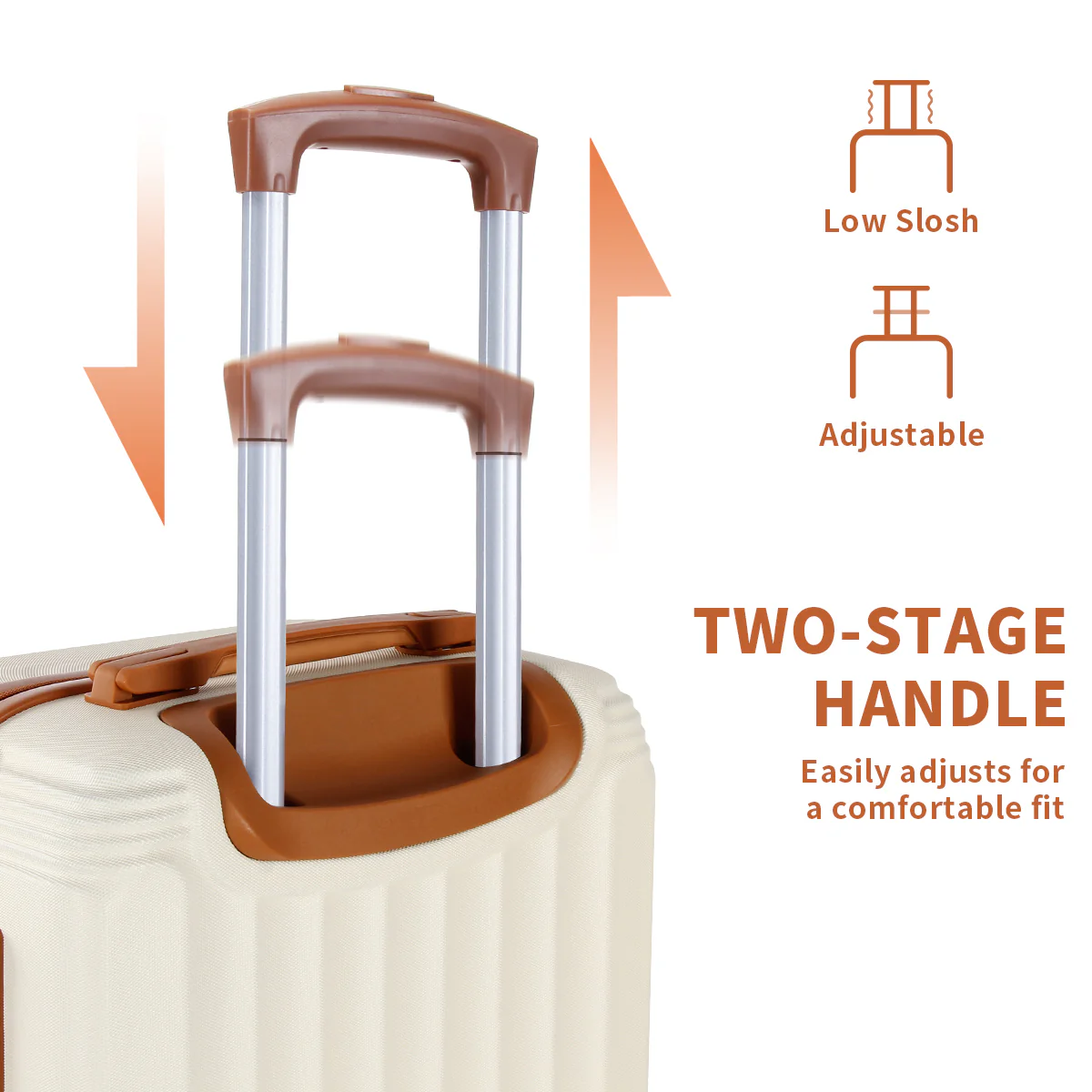 UUH Family Set 2.0 - 6 Piece Luggage Set Designer Suitcase Sets Lightweight  (14