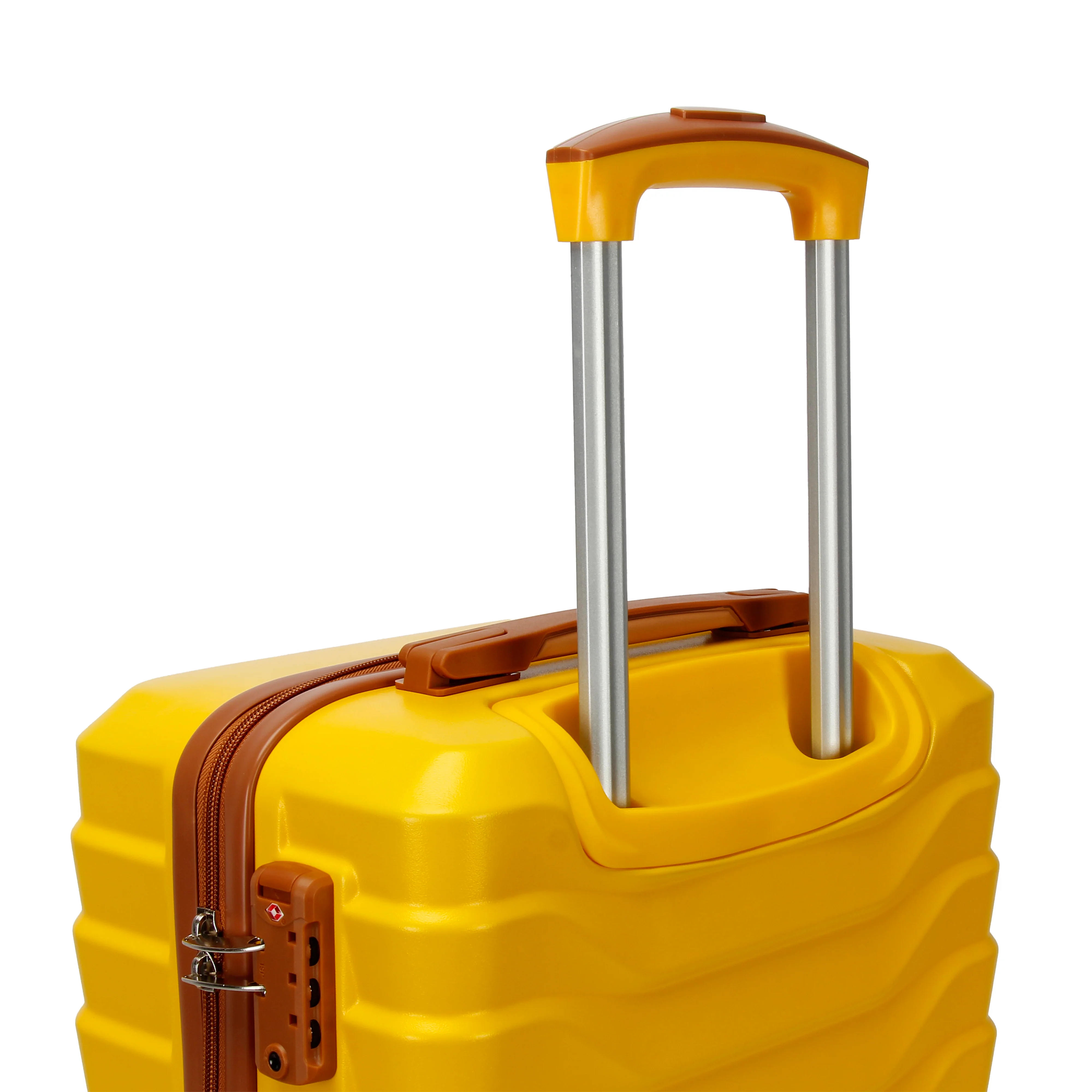 UUH Luxe - Four Piece Luggage Set Hard Sided Suitcases with locks (20inch,24inch,28inch)