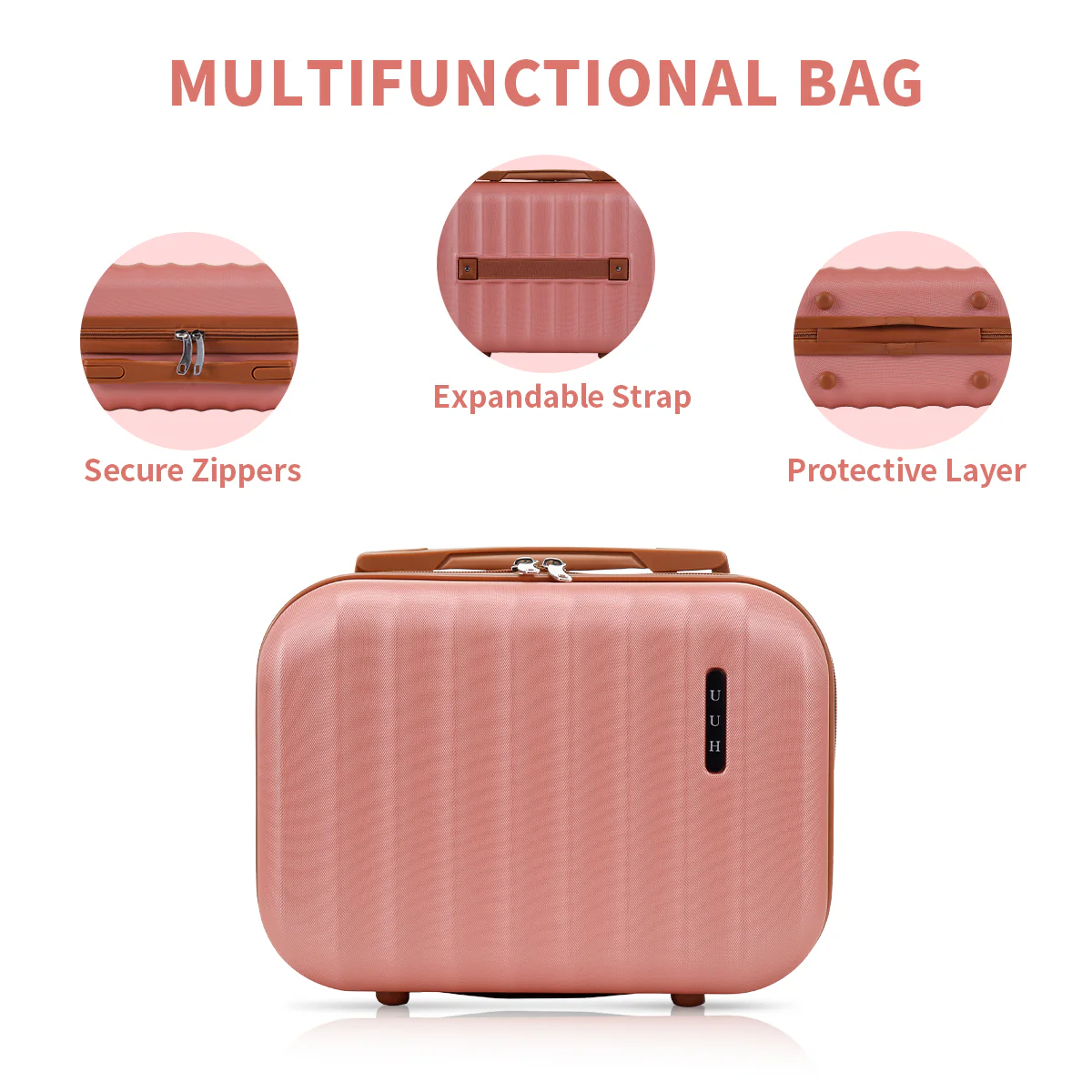 UUH Family Set 2.0 - 6 Piece Luggage Set Designer Suitcase Sets Lightweight  (14