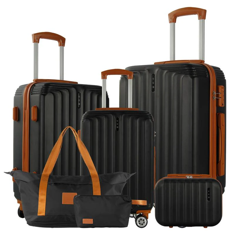 UUH Family Set 2.0 - 6 Piece Luggage Set Designer Suitcase Sets Lightweight  (14