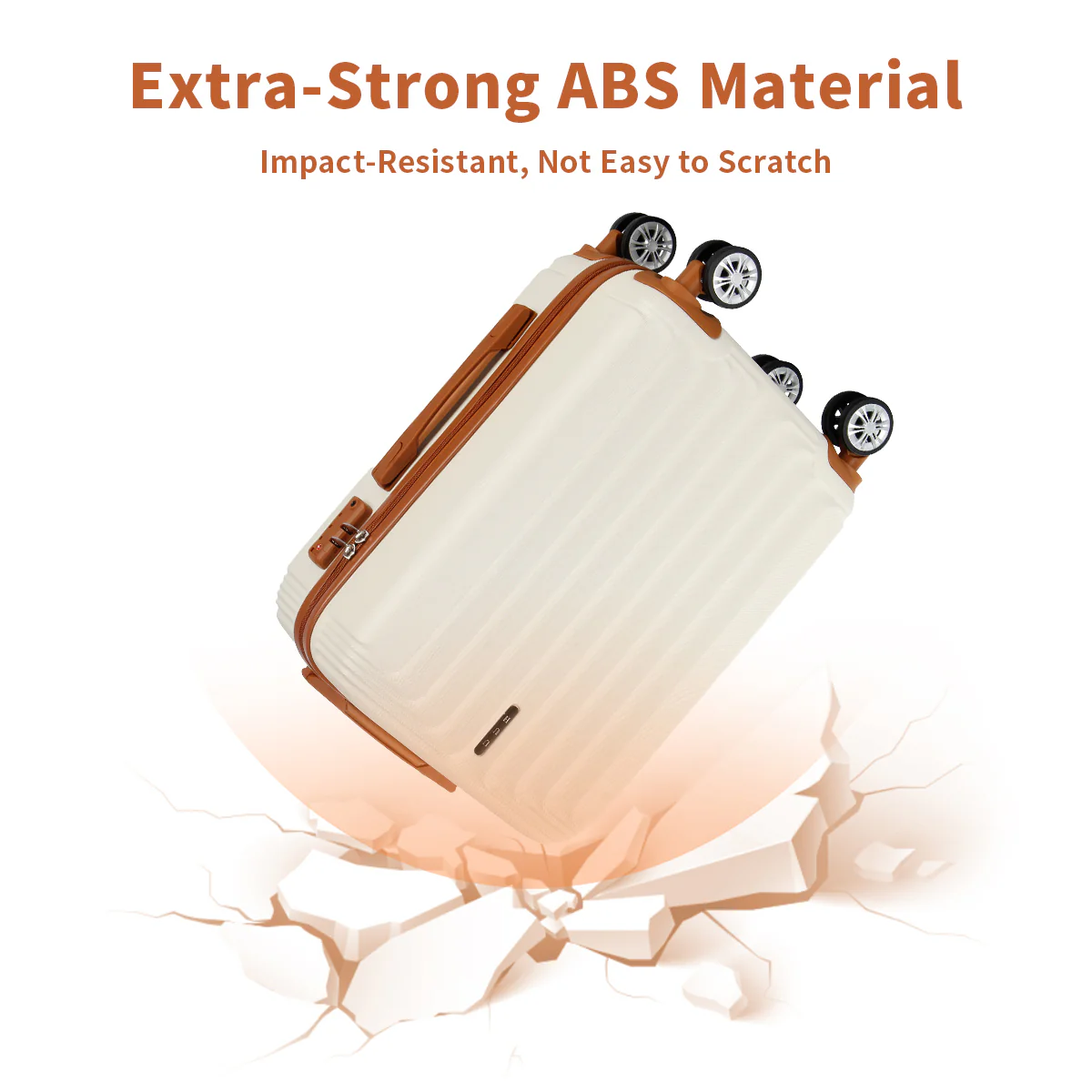 UUH Family Set 2.0 - 6 Piece Luggage Set Designer Suitcase Sets Lightweight  (14