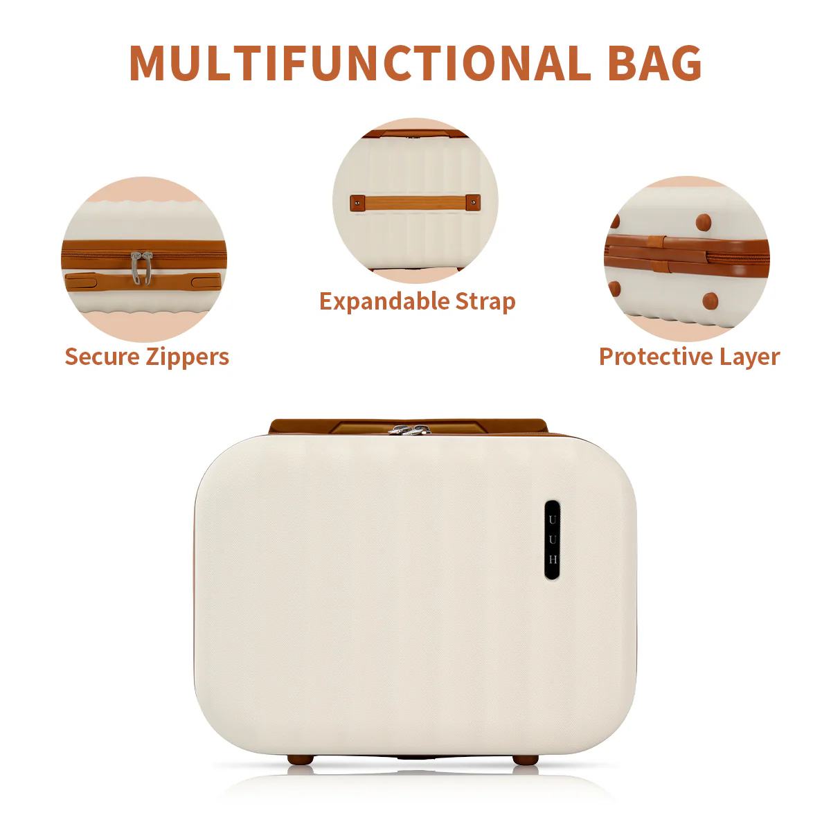 UUH Family Set 2.0 - 6 Piece Luggage Set Designer Suitcase Sets Lightweight  (14