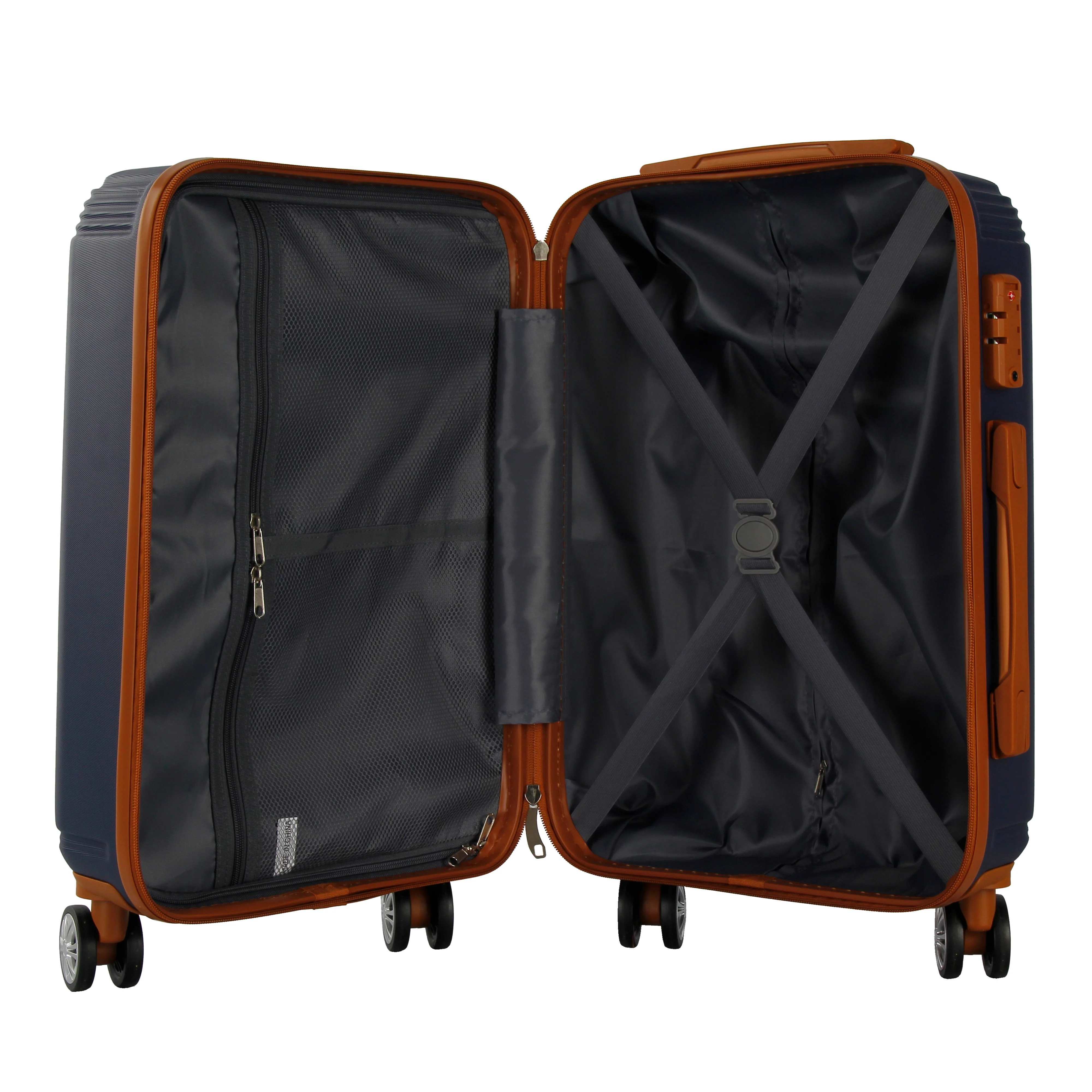 UUH Family Set - Hard Luggage Sets 4 piece ABS Suitcase Bag Traveling(20inch,24inch,28inch)