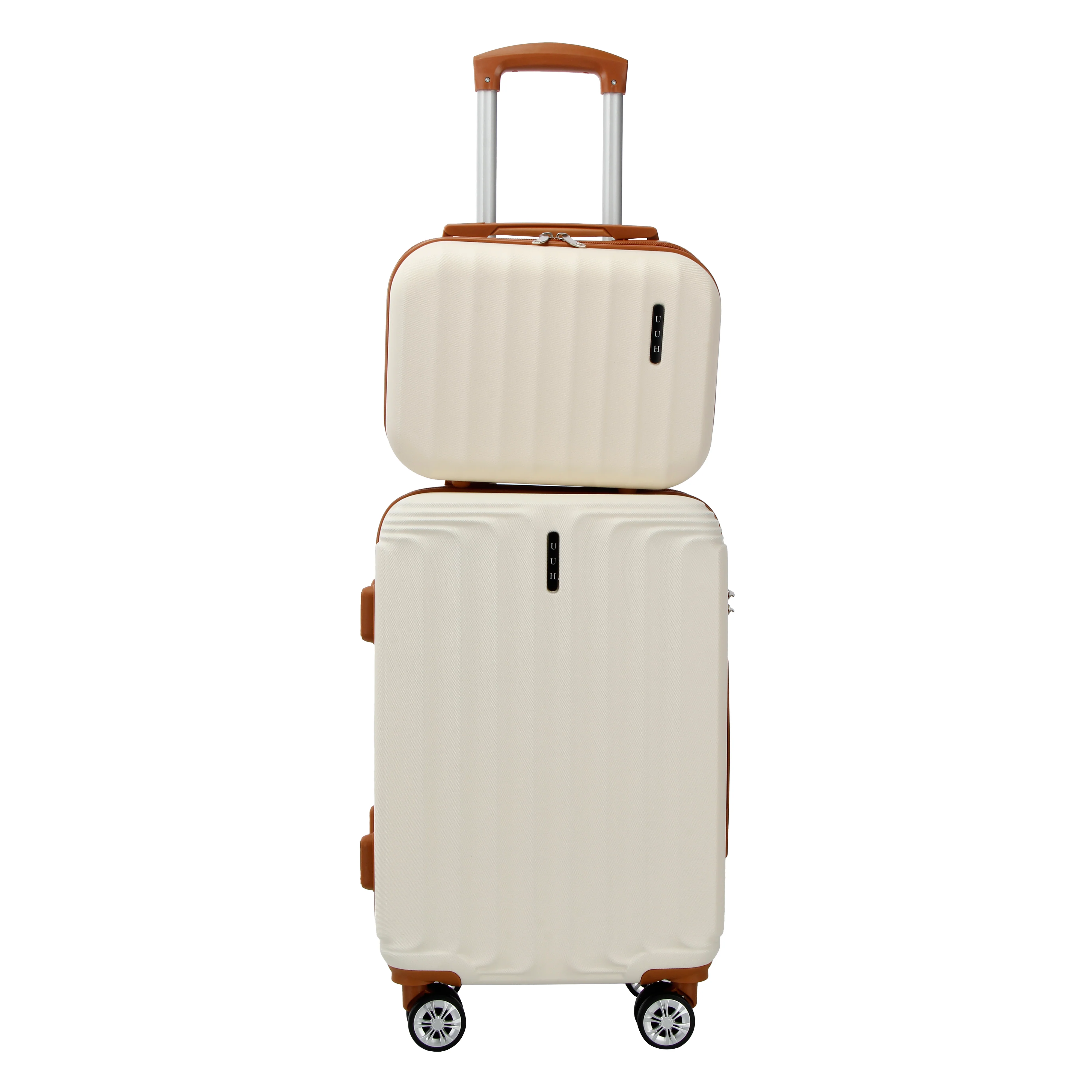 UUH Family Set - Hard Luggage Sets 4 piece ABS Suitcase Bag Traveling(20inch,24inch,28inch)