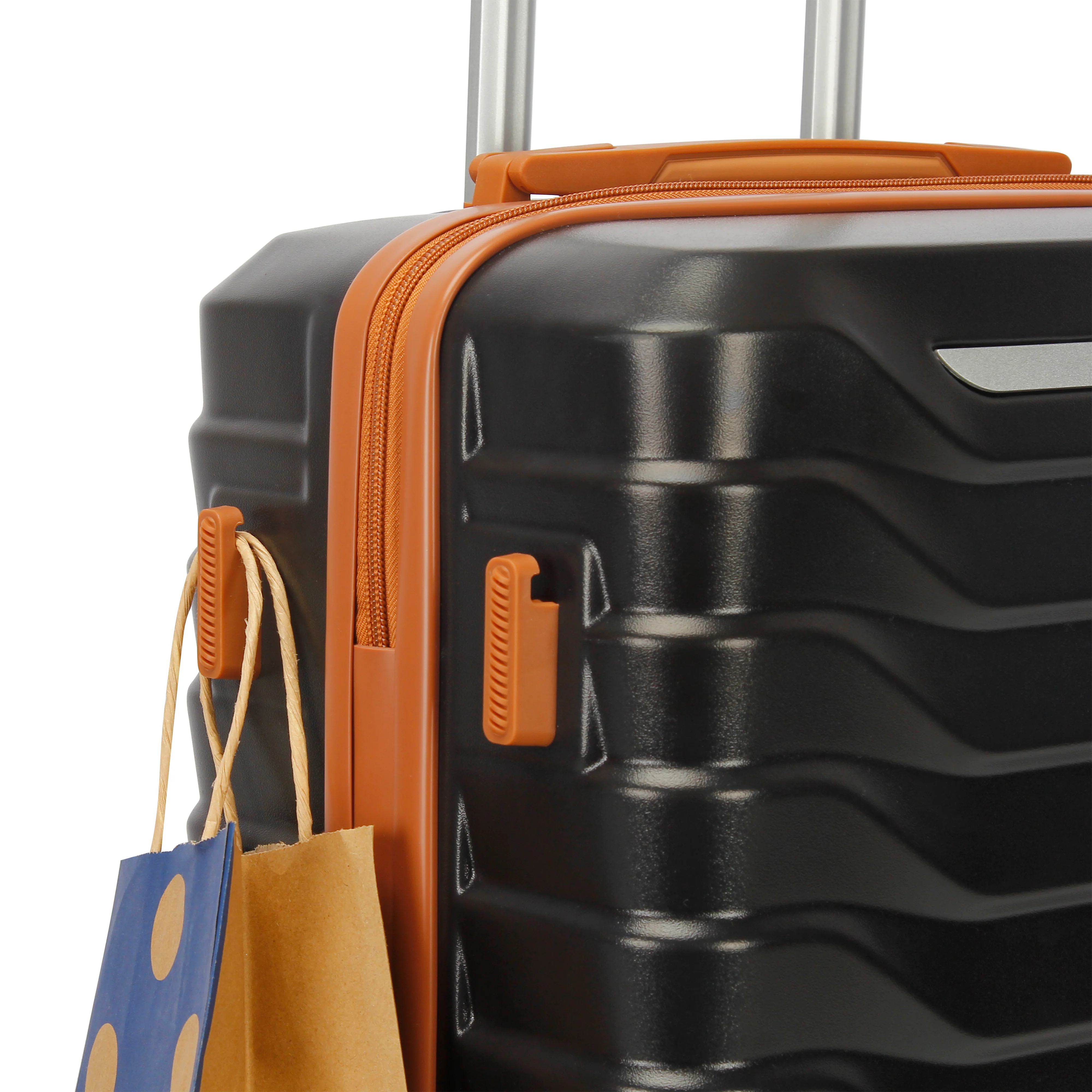 UUH Luxe - Four Piece Luggage Set Hard Sided Suitcases with locks (20inch,24inch,28inch)