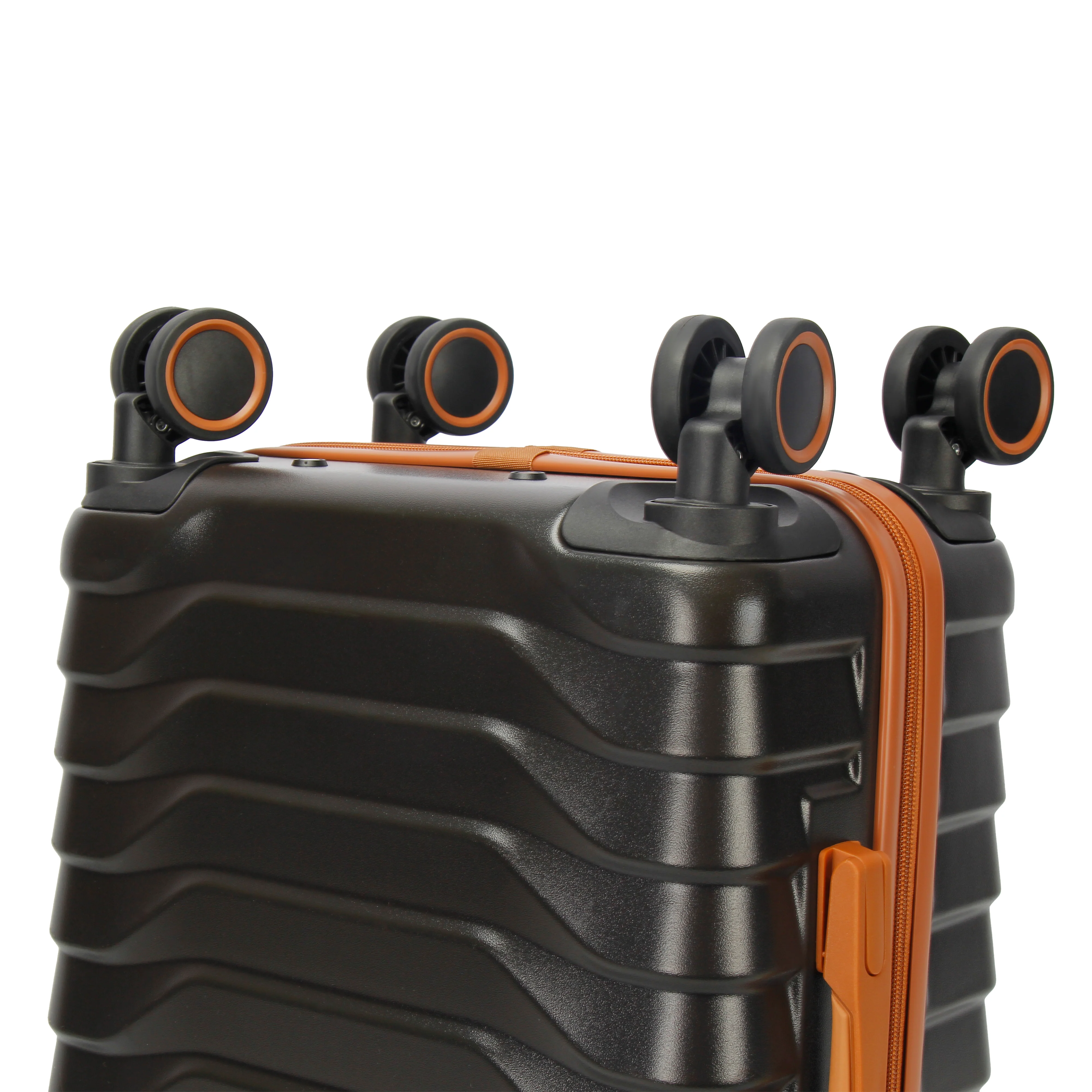 UUH Luxe - Four Piece Luggage Set Hard Sided Suitcases with locks (20inch,24inch,28inch)