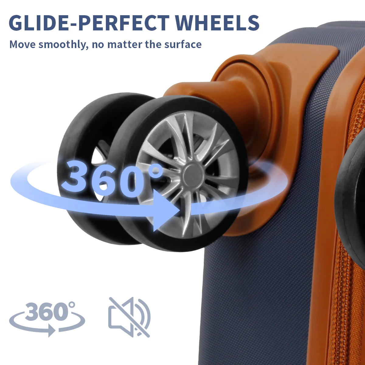 UUH Family Set 2.0 - 6 Piece Luggage Set Designer Suitcase Sets Lightweight  (14