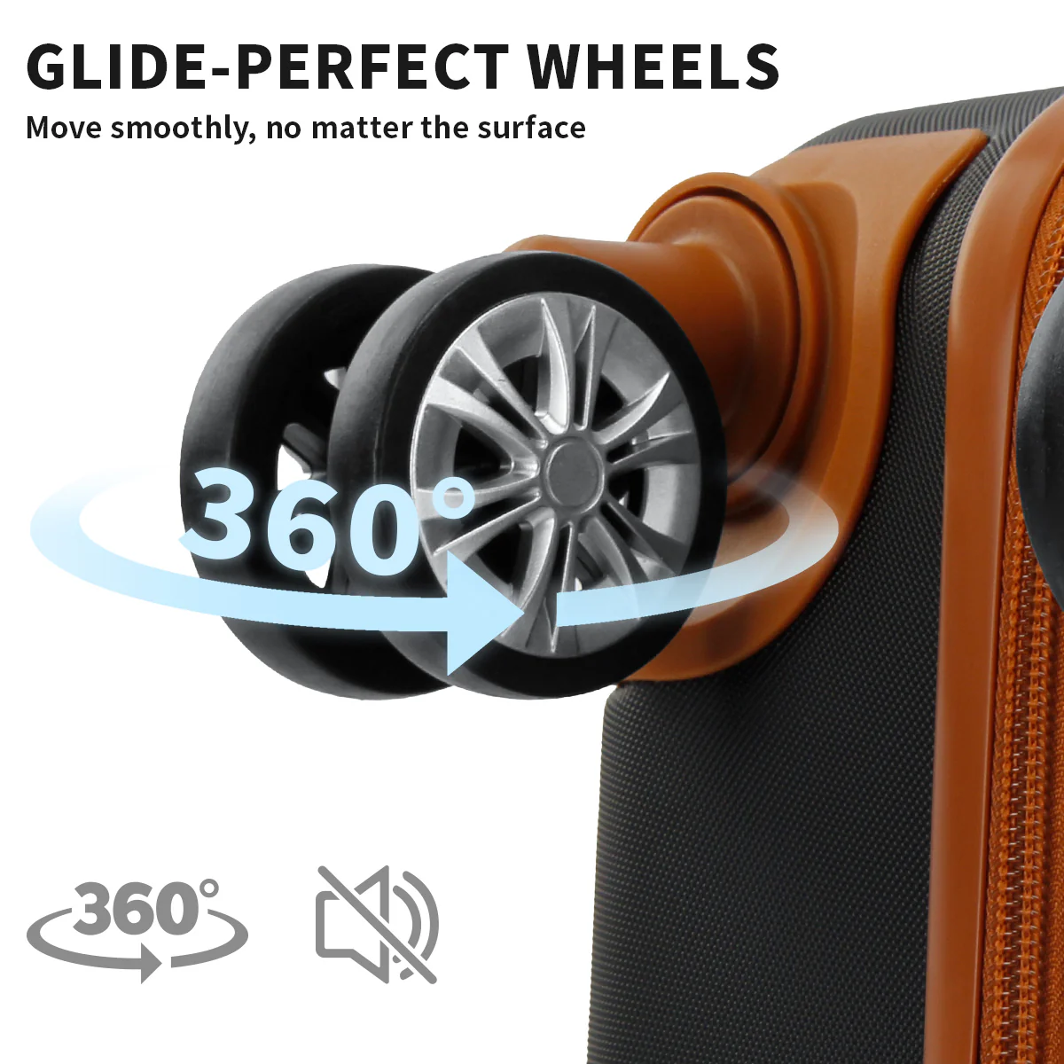 UUH Family Set 2.0 - 6 Piece Luggage Set Designer Suitcase Sets Lightweight  (14