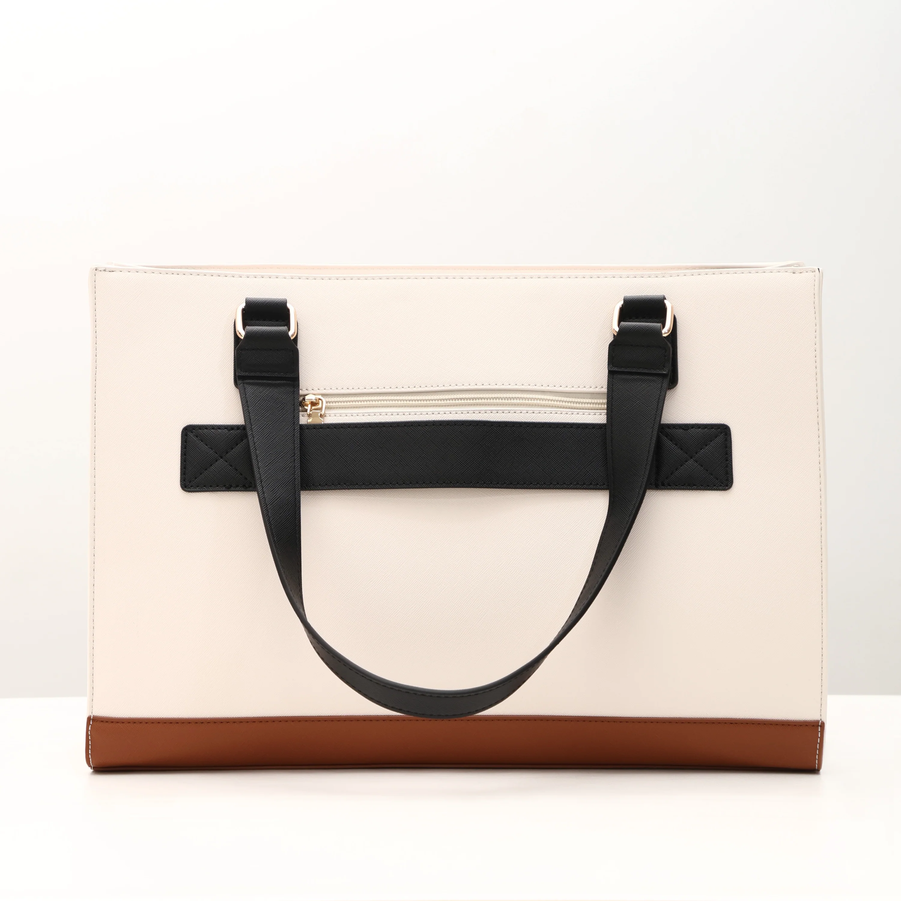 UUH-Travel Leather Tote with Pouch