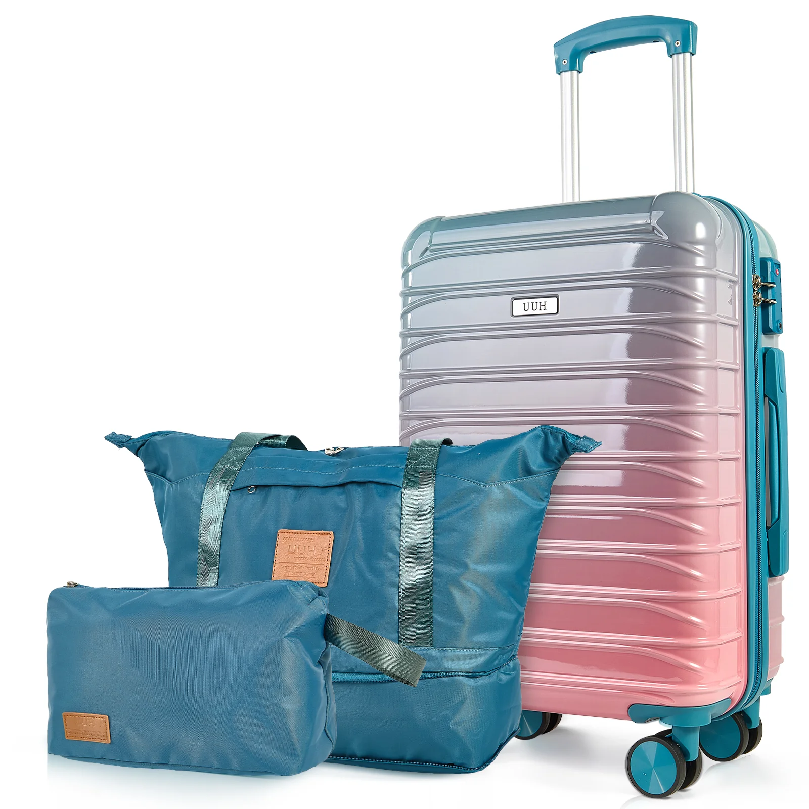 UUH Luggage Sets with TSA Locks - 3pcs/4pcs/6pcs Suitcases Sets-Travel and Moving Set