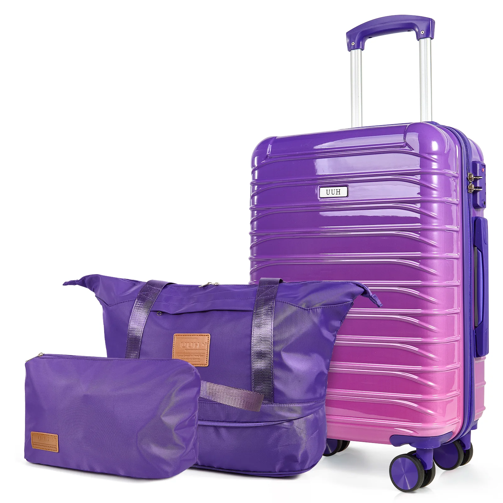 UUH Luggage Sets with TSA Locks - 3pcs/4pcs/6pcs Suitcases Sets-Travel and Moving Set