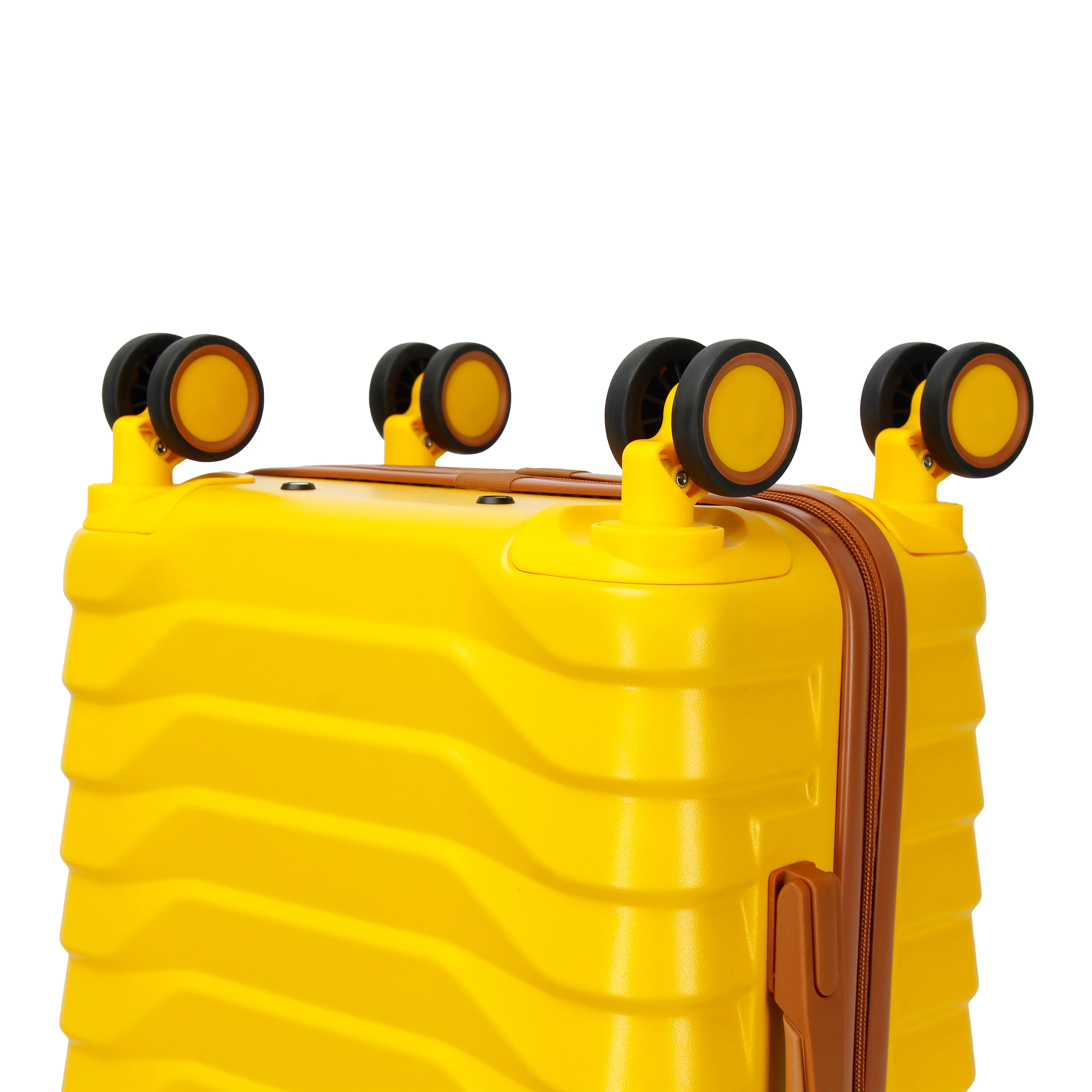 UUH Luxe - Four Piece Luggage Set Hard Sided Suitcases with locks (20inch,24inch,28inch)