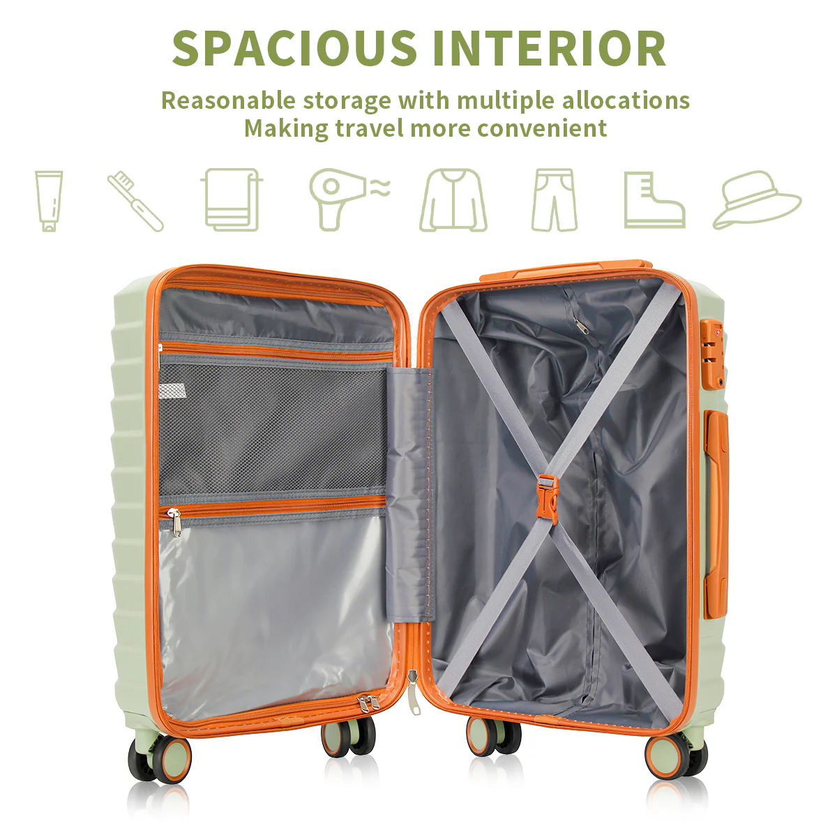 UUH Luxe - 5 Piece Luggage Set (8