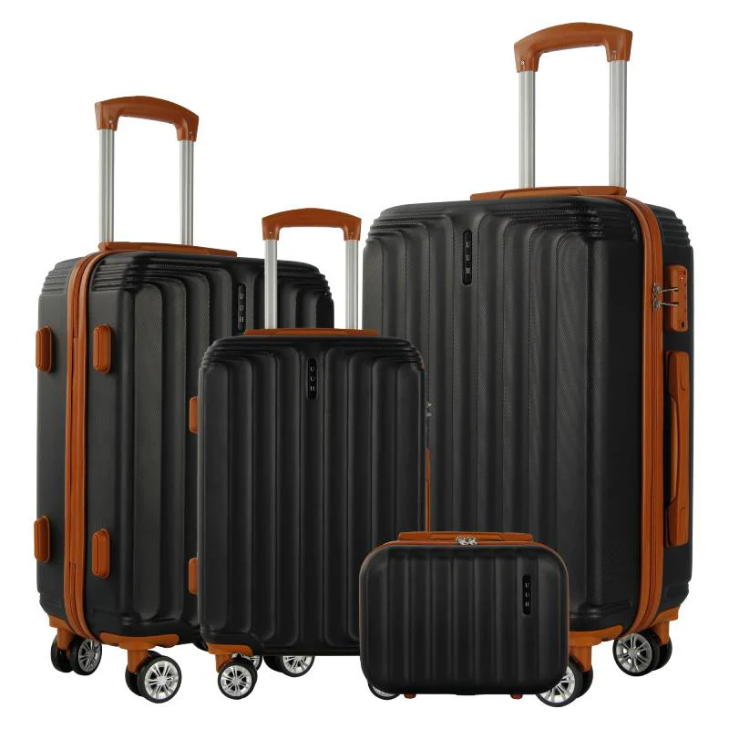 UUH 28-inch Vertical Luggage Family Travel 4-Piece Set – Buy 1 Get 3 Free (Includes 24/20/13-Inch)