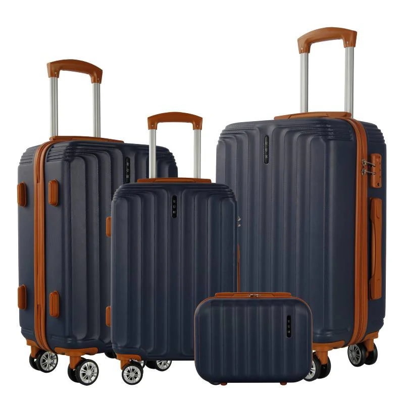 UUH 28-inch Vertical Luggage Family Travel 4-Piece Set – Buy 1 Get 3 Free (Includes 24/20/13-Inch)