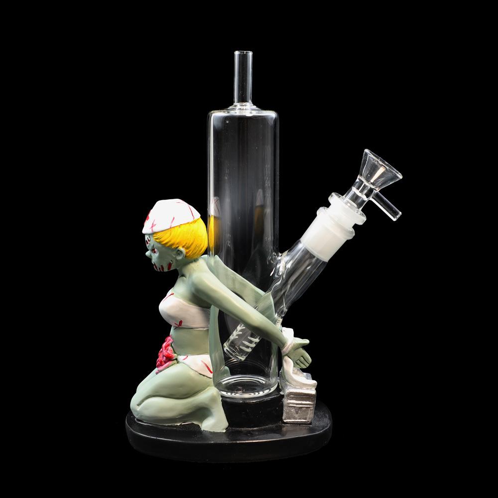 Zombie Nurse Silicone Glass Water Pipe - PuffingBird CA