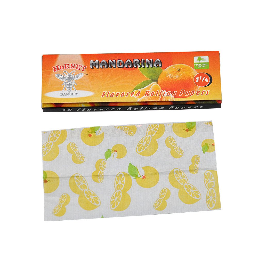 Mandarina Flavor Rolling Paper Box of 50 Booklets/2500 sheets - PuffingBird CA
