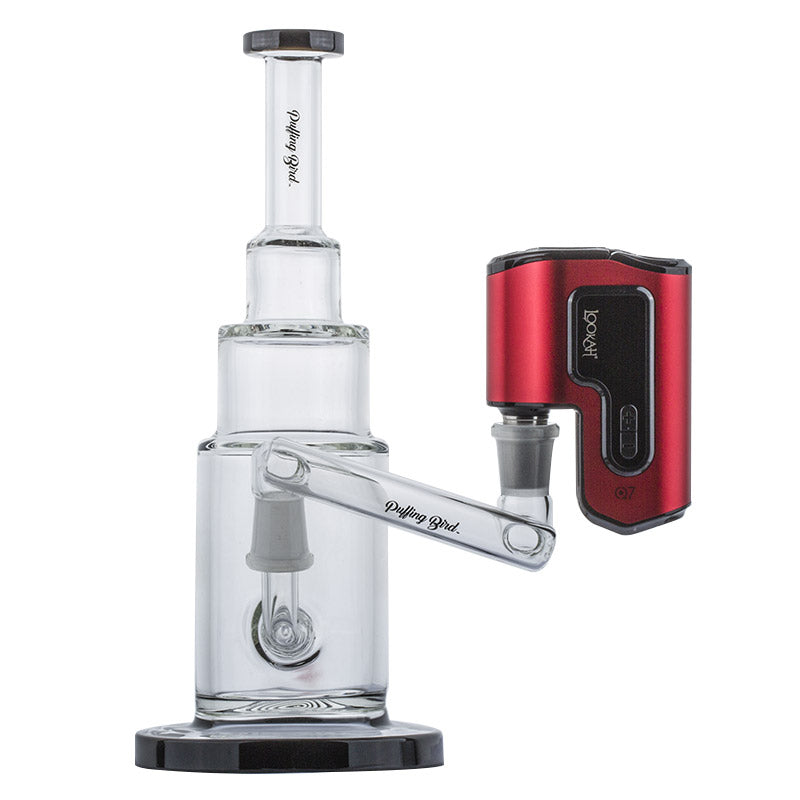 Downstem Inline Diffuser Pyramid Bong w/ Lookah Q7 Electric Dab Nail - PuffingBird CA