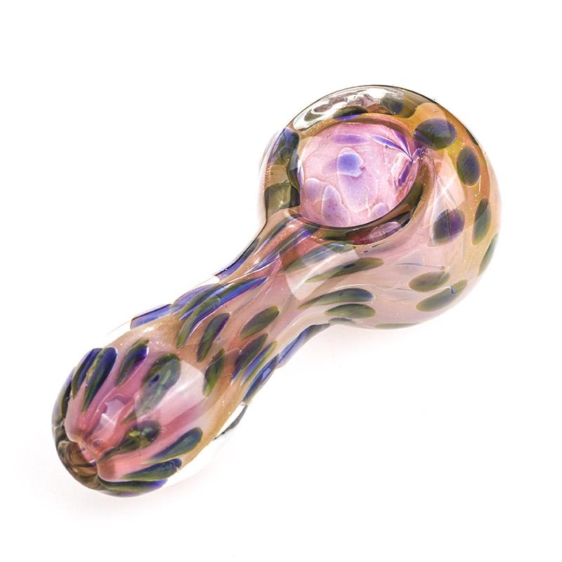 Spotted Glass Spoon Pipe - PuffingBird CA