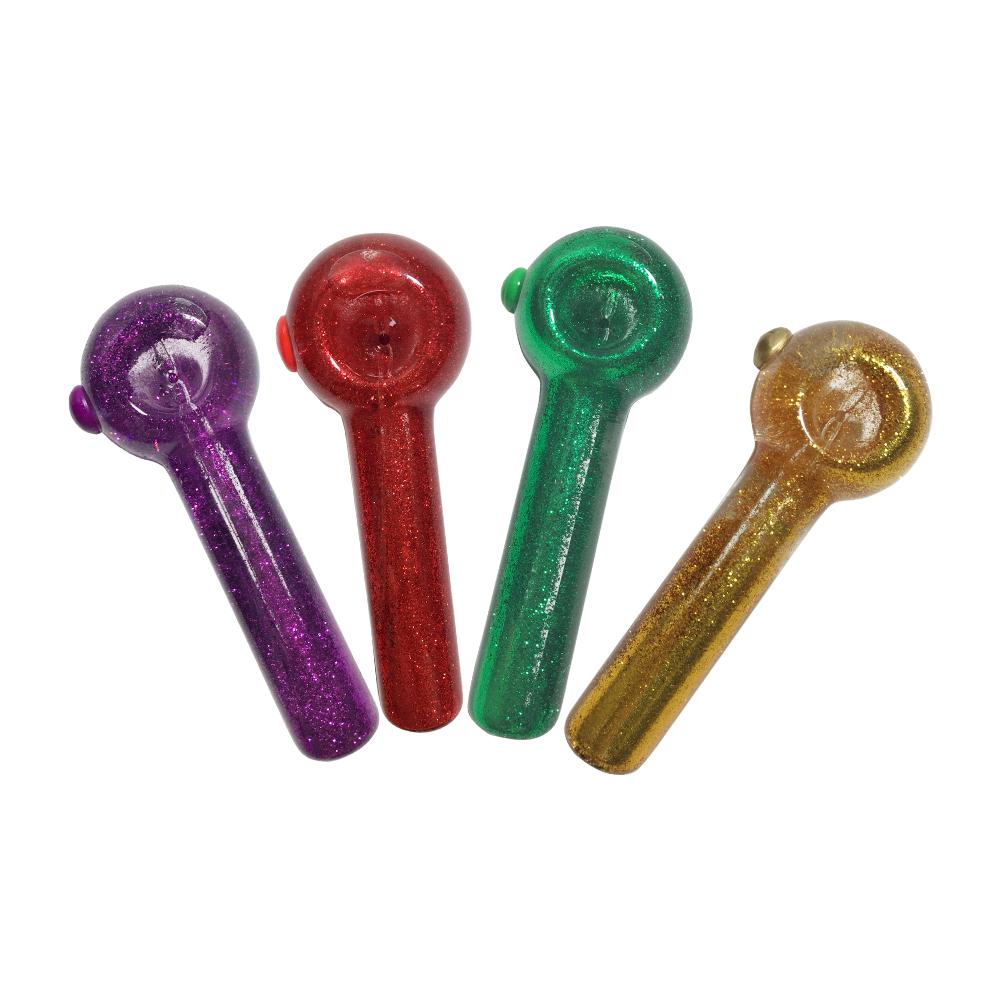 Liquid Glitter Spoon Pipe - PuffingBird CA