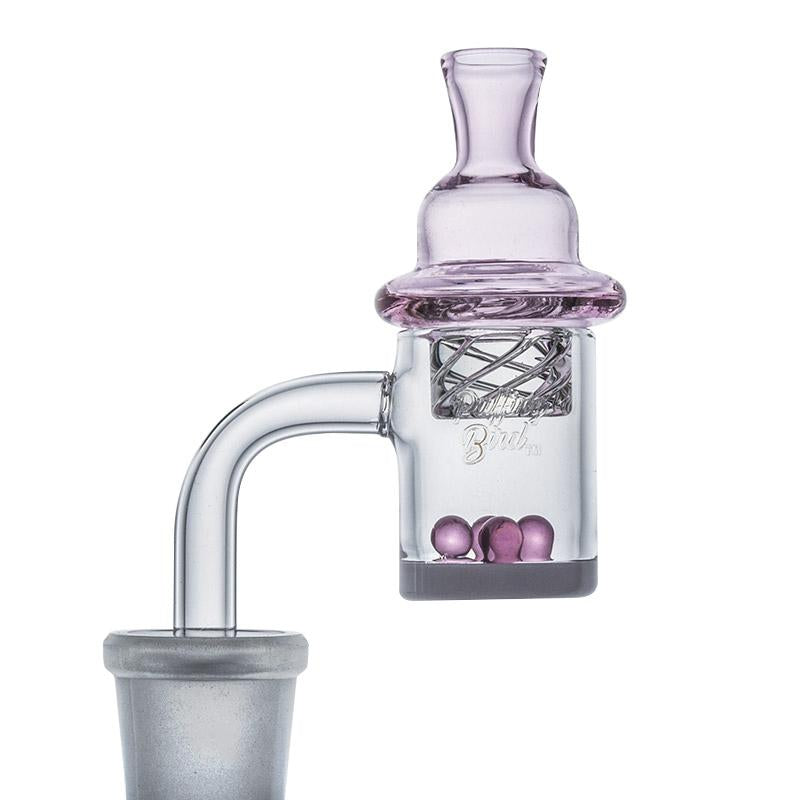 Light Pink Glass Carb Cap - PuffingBird CA