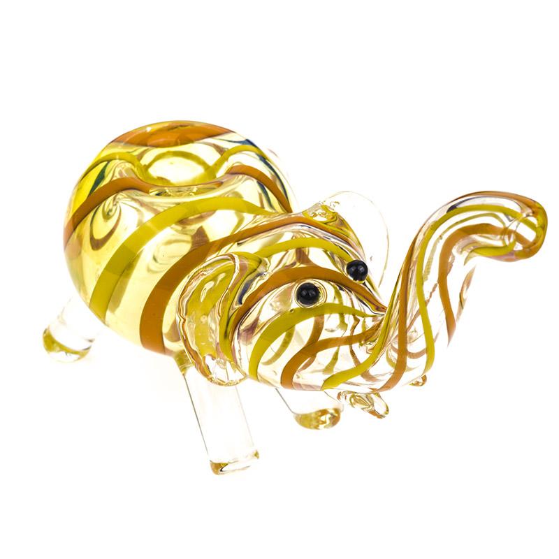 Elephant Glass Sherlock Pipe - PuffingBird CA