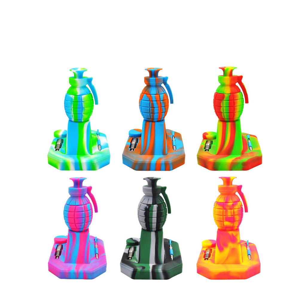 Hand Grenade Silicone Dab Straw - PuffingBird CA
