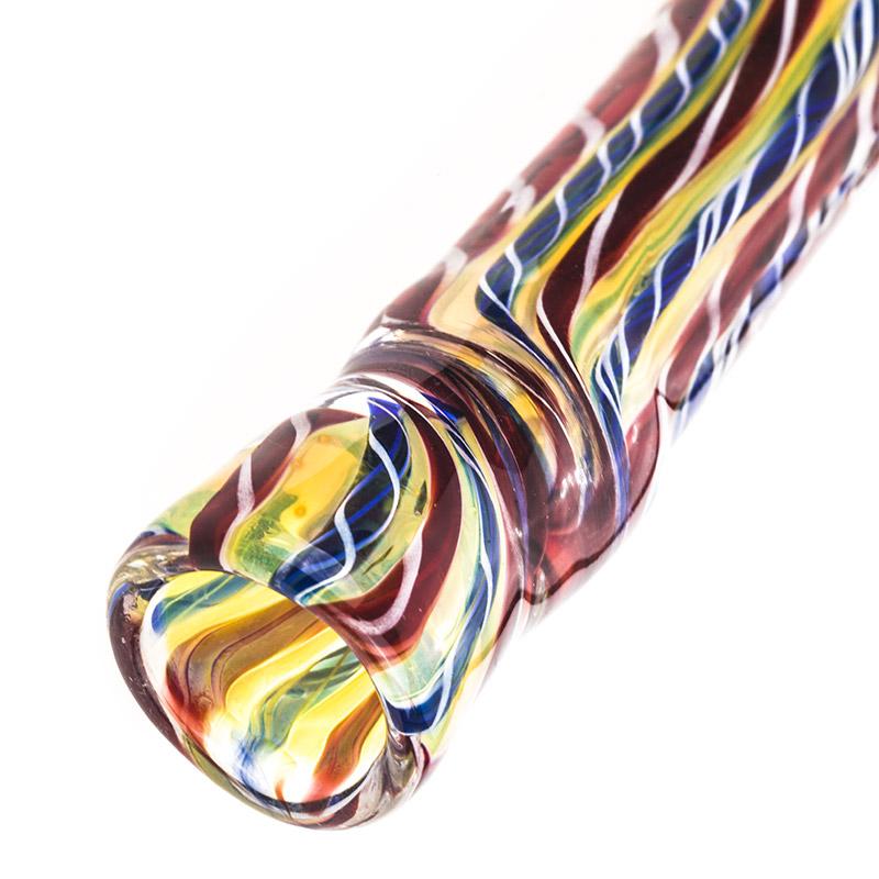 One Hitter Glass Pipe w/ Streaks - PuffingBird CA