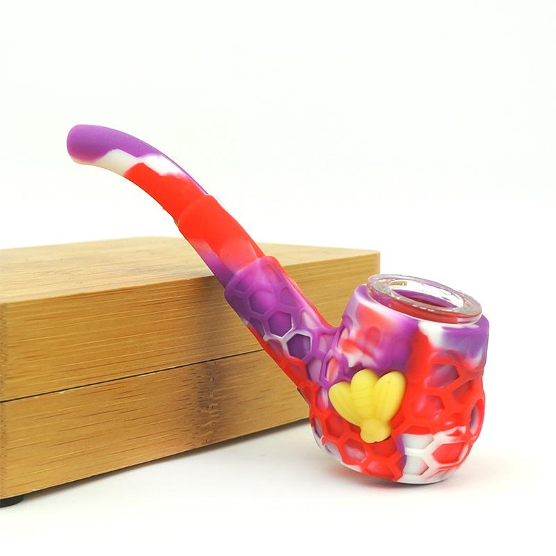 5“ Bee Silicone Gandalf Pipe - PuffingBird CA