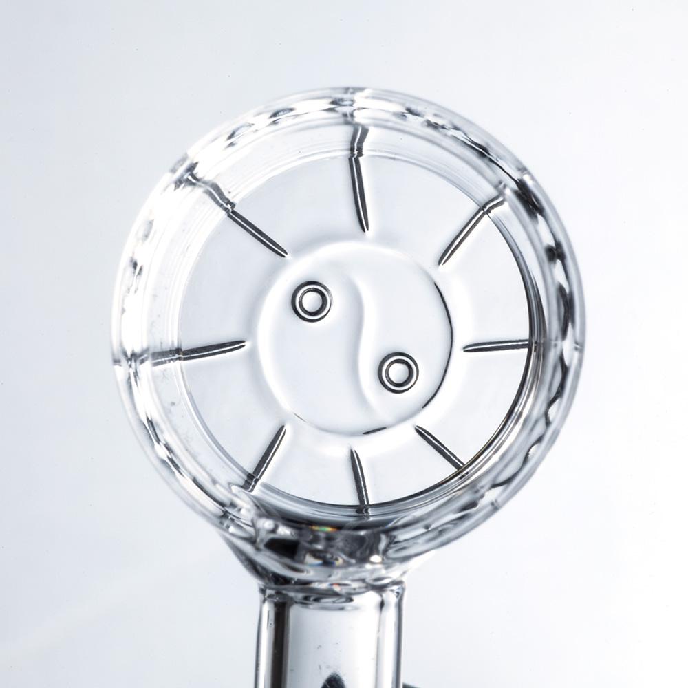 Yinyang Pattern Base Quartz Banger - PuffingBird CA