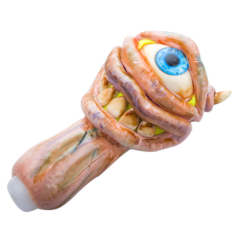 Horned Cyclops Glass Pipe - PuffingBird CA