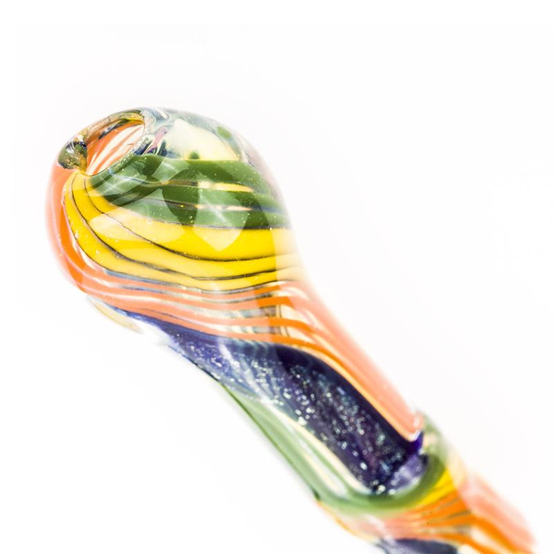 Spiral One Hitter Glass Pipe - PuffingBird CA