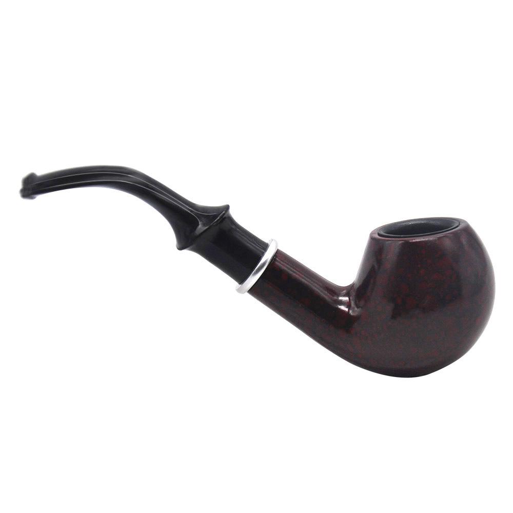 Tobacco Wooden Sherlock Pipe w/ Cover - PuffingBird CA