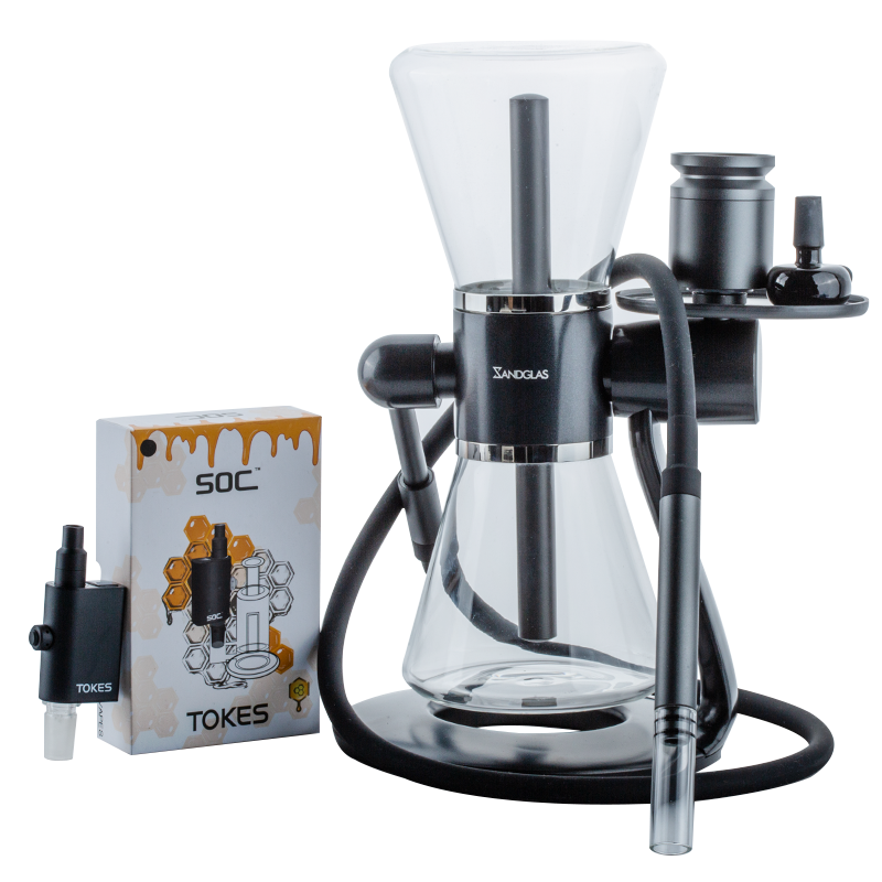 SANDGLAS Gravity Bong w/ SOC Tokes Vaporizer Set - PuffingBird CA