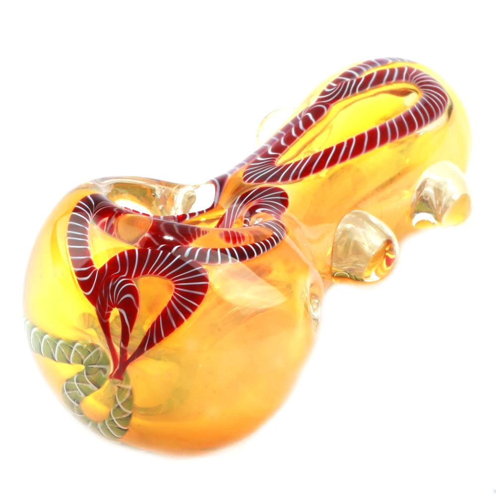 Nano Murrine Glass Pipe With Millefiori Milli Scheme Patent - PuffingBird CA