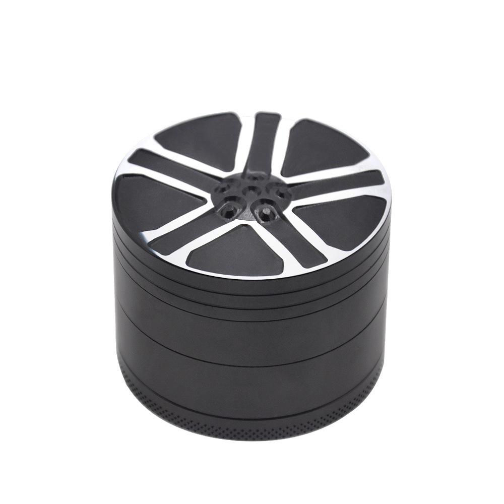 Rim Aluminum Alloy Herb Grinder 4 Layer - PuffingBird CA