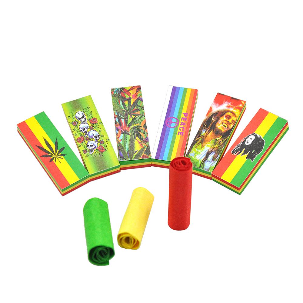 Reggae Pattern Rolling Paper 5 Booklets (Random Pattern) - PuffingBird CA