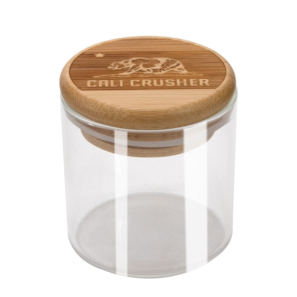 Bamboo Lid Marijuana Stash Jar - PuffingBird CA
