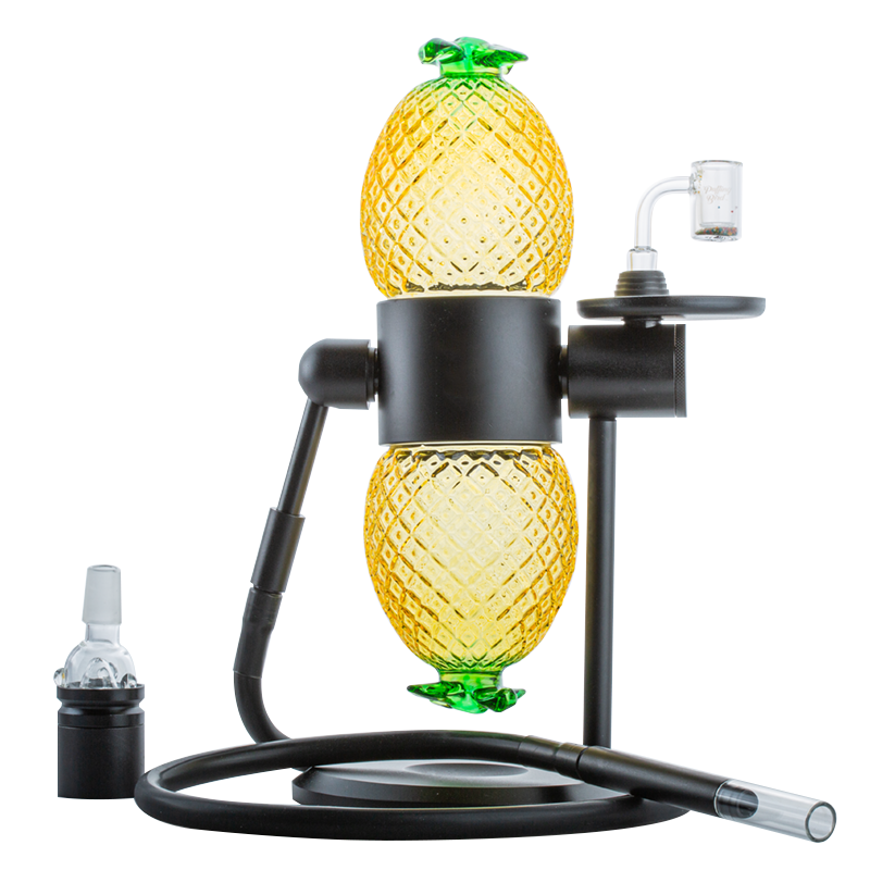 Pineapple Gravity Bong w/ Quartz Banger Set - PuffingBird CA