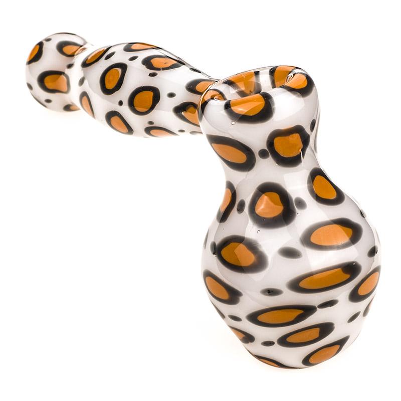 Leopard Print Hammer Glass Bubbler - PuffingBird CA