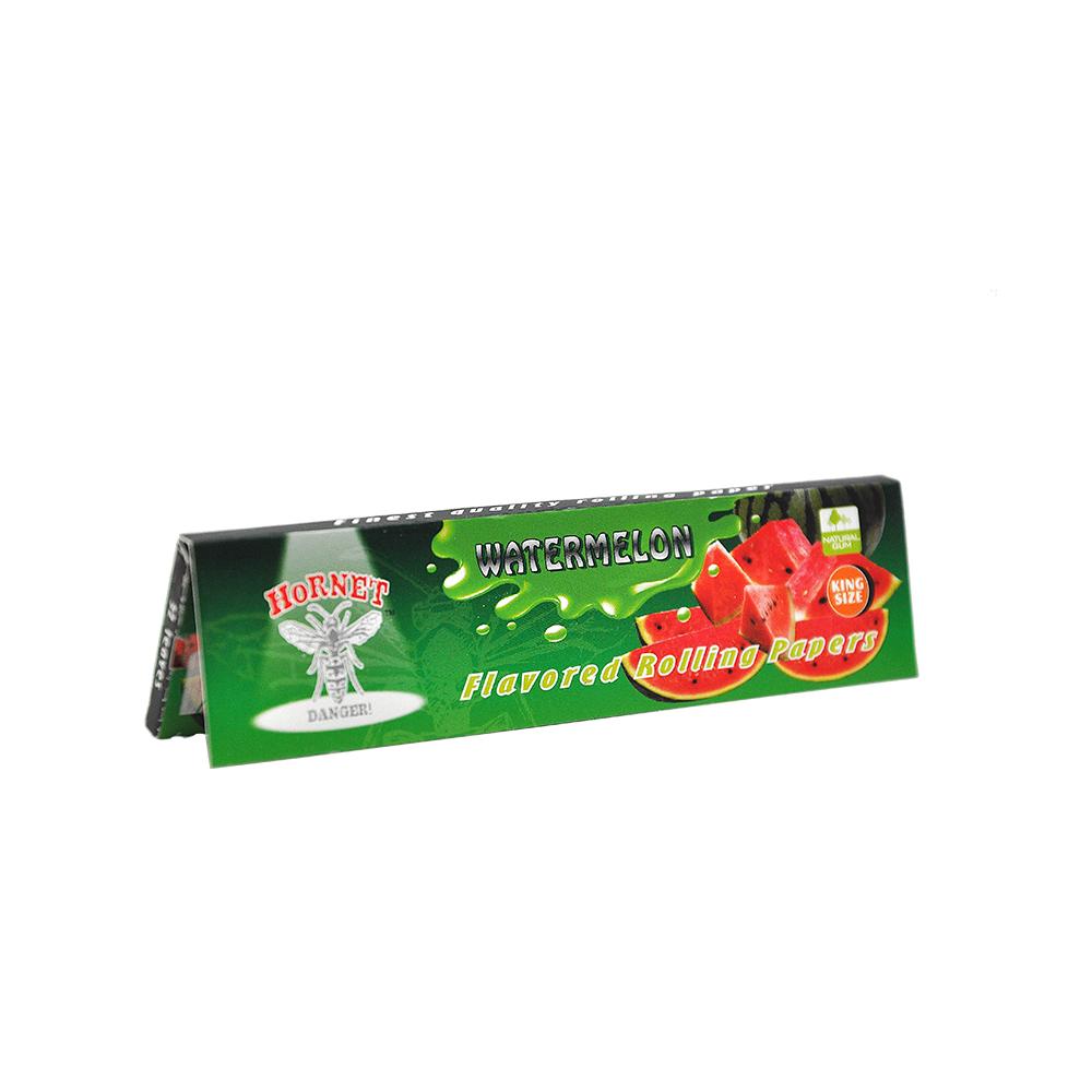 Hornet Kingsize Watermelon Flavored Rolling Paper 5 Booklets - PuffingBird CA