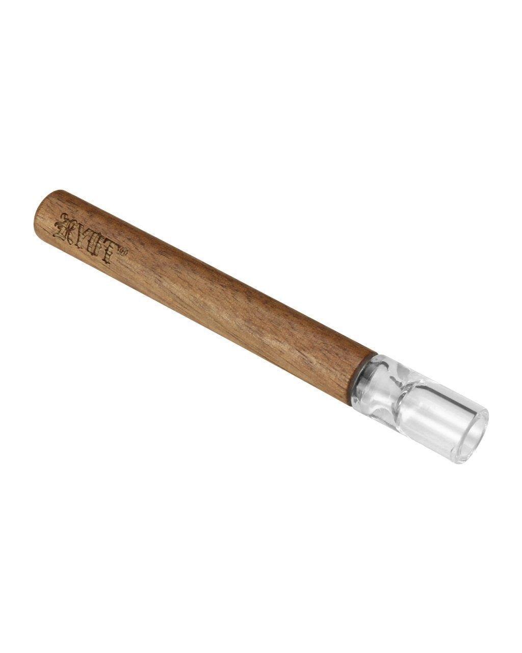 RYOT 9mm Large Wood One Hitter Bat w/ Glass Tip - PuffingBird CA