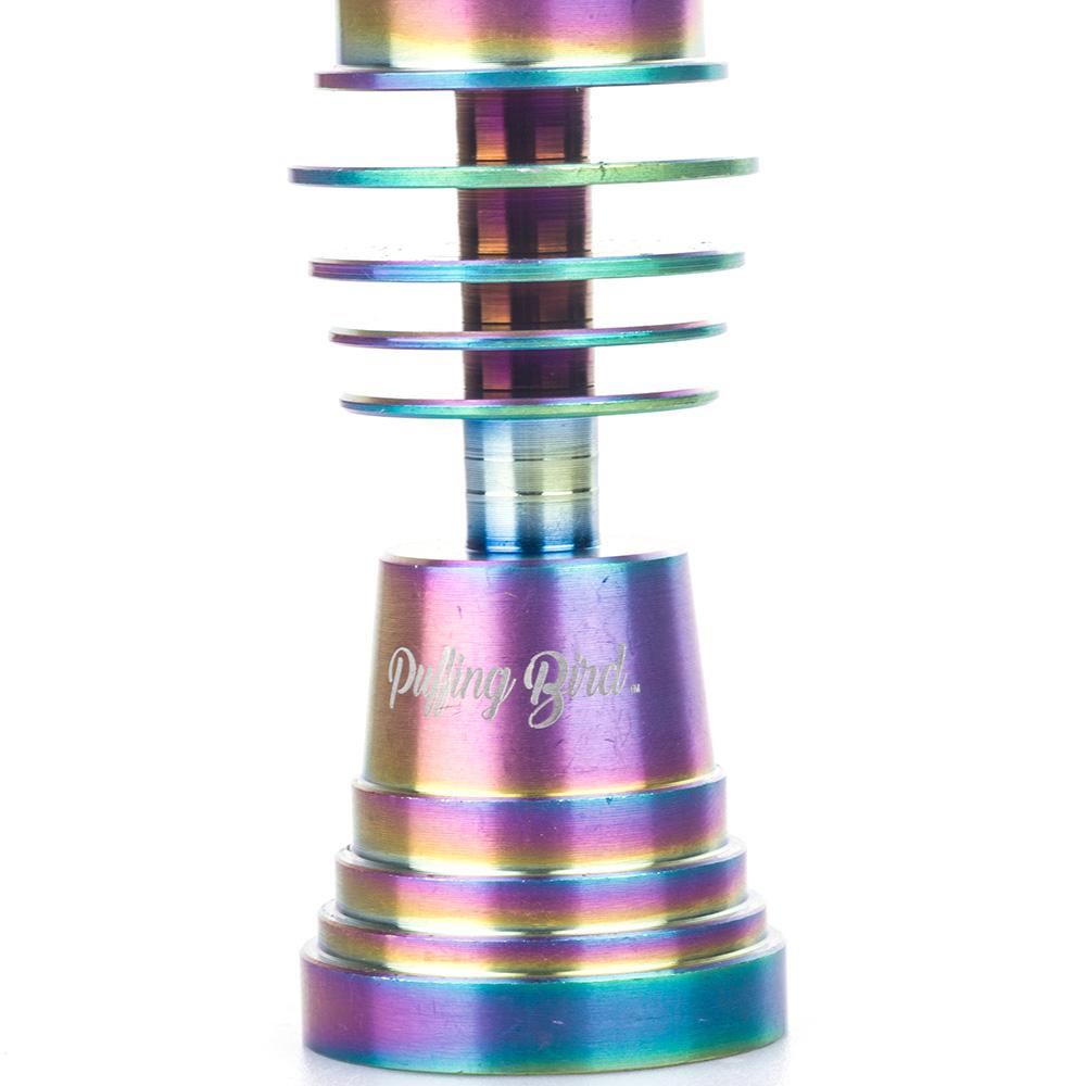 14mm Female Rainbow Titanium Nail For 20mm Enail Heating Coil - PuffingBird CA