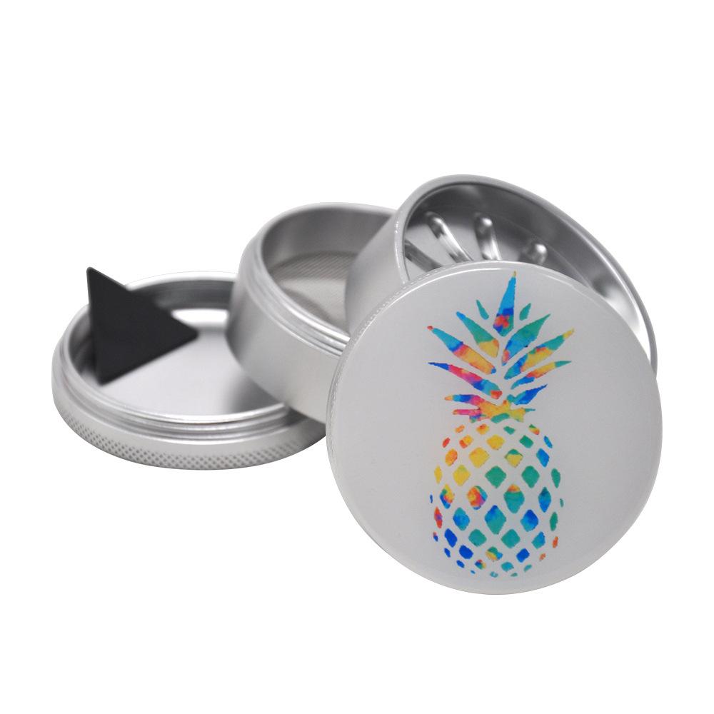Pineapple Zinc Alloy Herb Grinder 4 Layer - PuffingBird CA