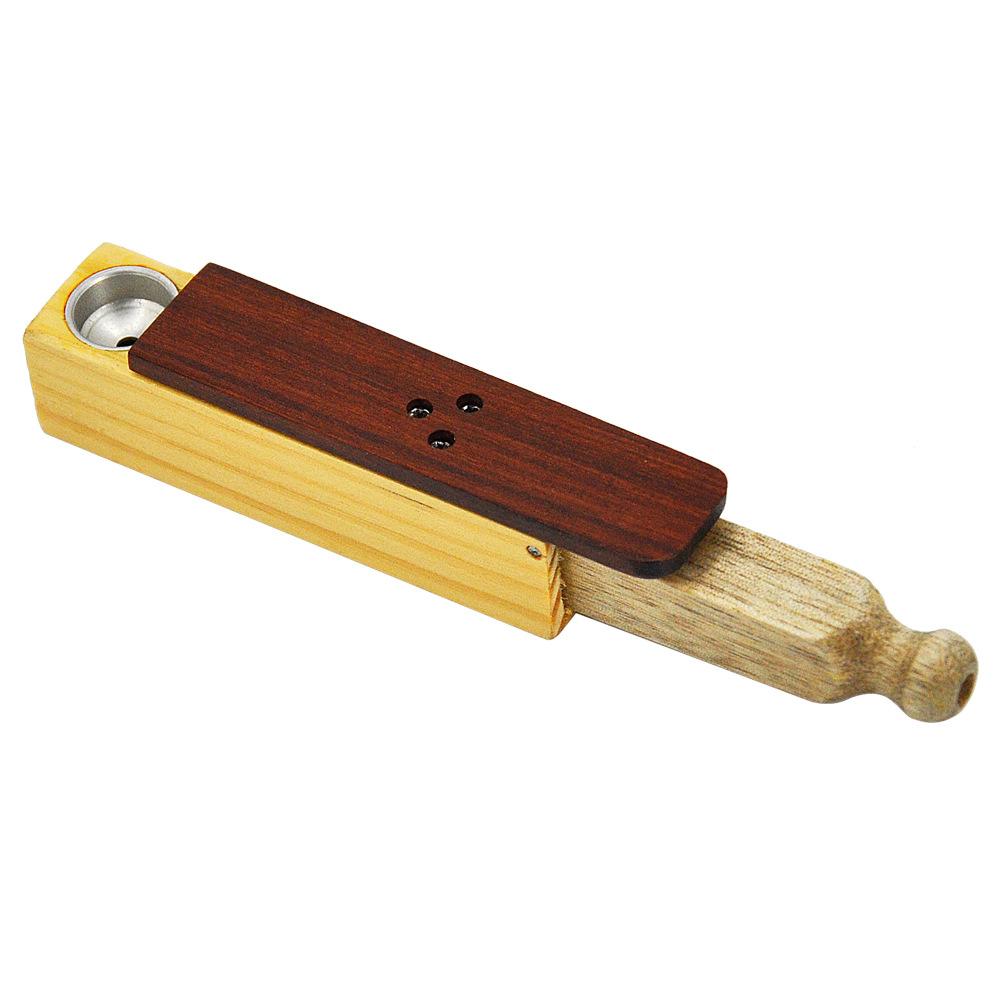 Push-pull Wooden Pipe - PuffingBird CA
